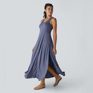 HALARA  U Neck Flowy Maxi Casual Tank Dress - size Large